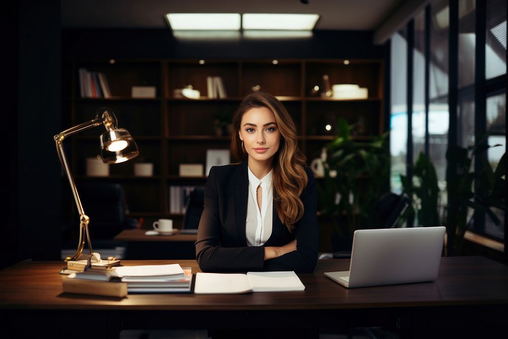 Attractive young businesswoman computer working | Premium Photo - rawpixel