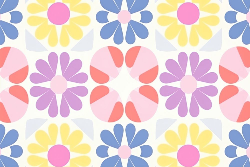 Flower background backgrounds abstract pattern. AI generated Image by rawpixel.