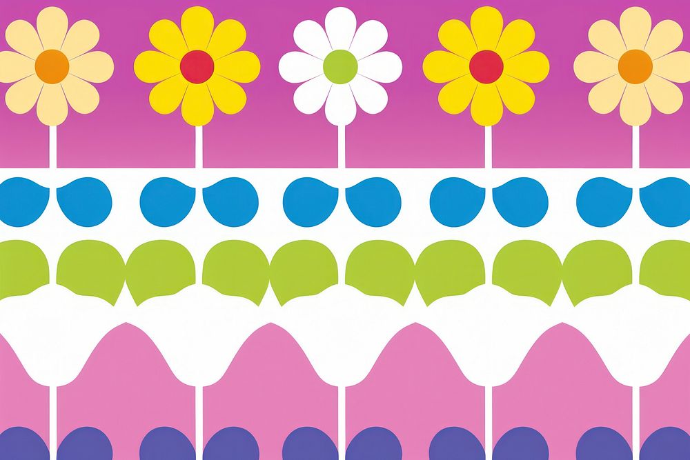 Flower border backgrounds pattern plant. AI generated Image by rawpixel.