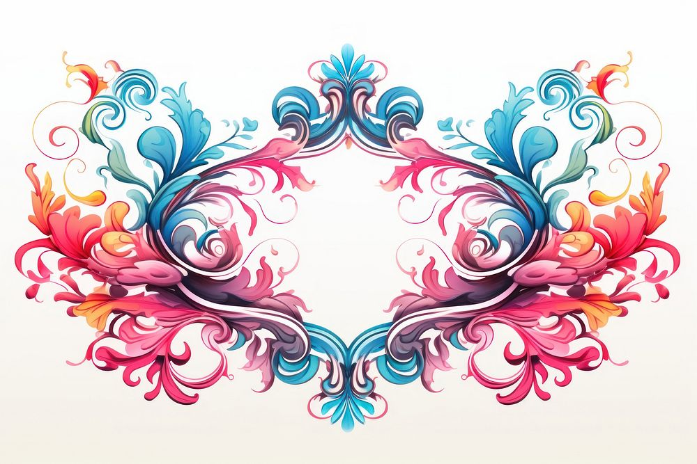 Elegant ornament frame graphics pattern art. AI generated Image by rawpixel.