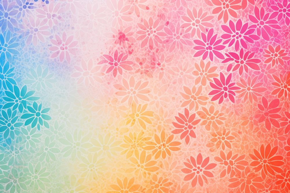 Flower backgrounds pattern texture. AI generated Image by rawpixel.