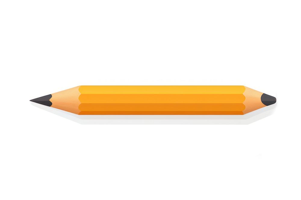 Pencile white background simplicity education. AI generated Image by rawpixel.