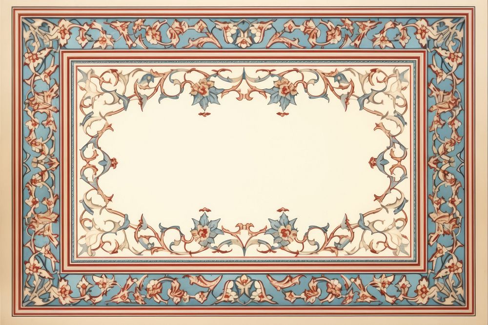 Islamic ornament frame backgrounds pattern architecture. AI generated Image by rawpixel.