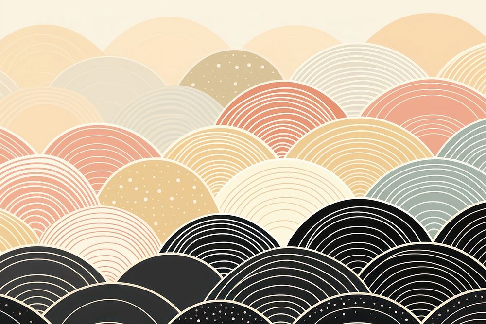 Minimal beach wallpaper pattern backgrounds repetition abstract. AI generated Image by rawpixel.