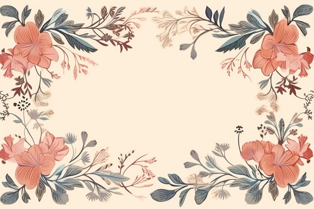 Vintage elegant ornament frame backgrounds graphics pattern. AI generated Image by rawpixel.