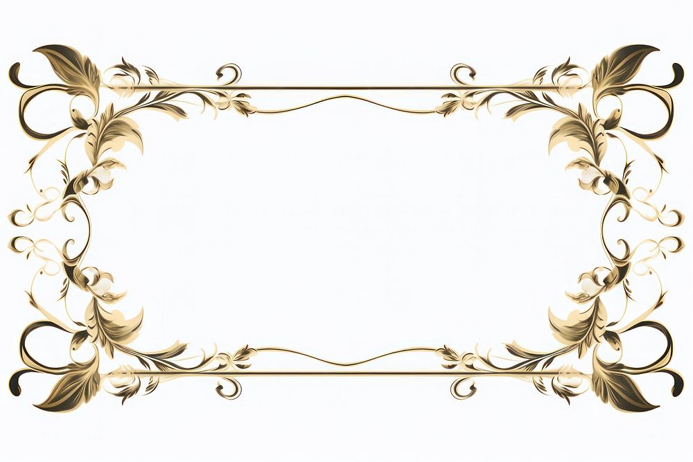 Ornament frame graphics pattern white background. AI generated Image by rawpixel.
