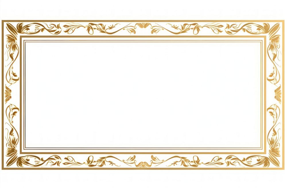 Ornament frame backgrounds gold white background. AI generated Image by rawpixel.