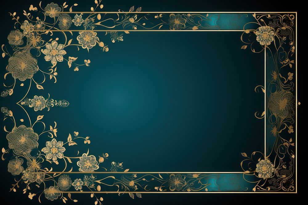 Oriental ornament frame backgrounds graphics pattern. AI generated Image by rawpixel.