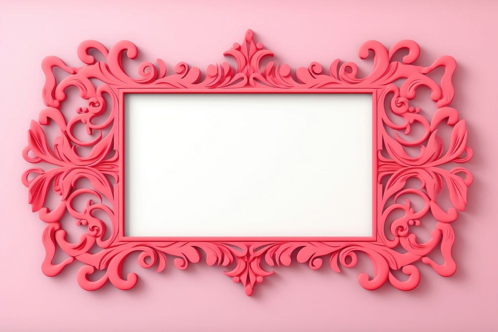 Paper craft ornament frame decoration rectangle elegance. AI generated Image by rawpixel.