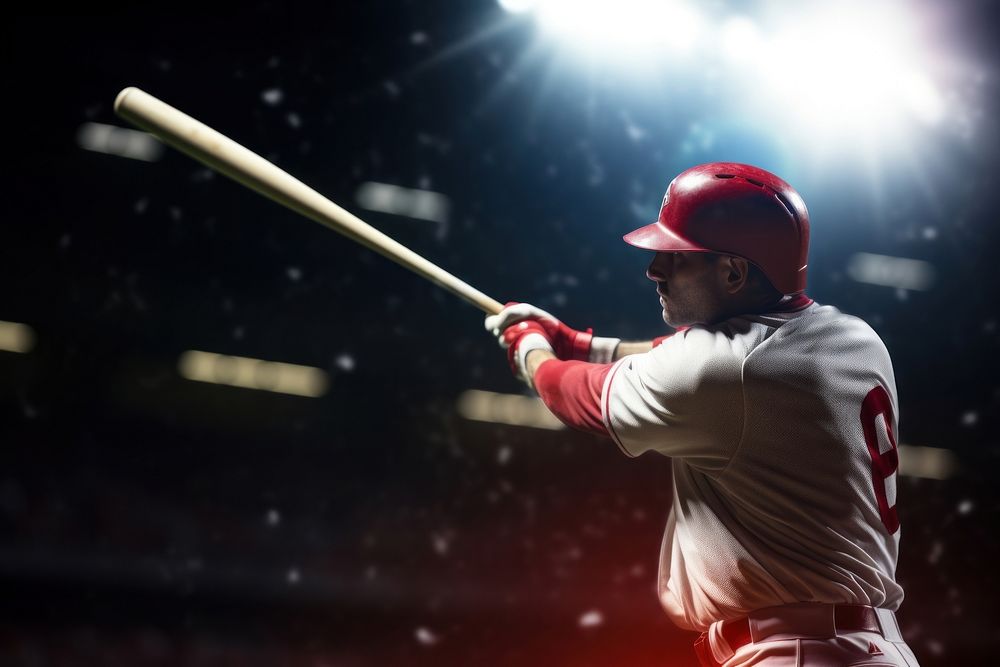 Baseballs player helmet sports adult. AI generated Image by rawpixel.
