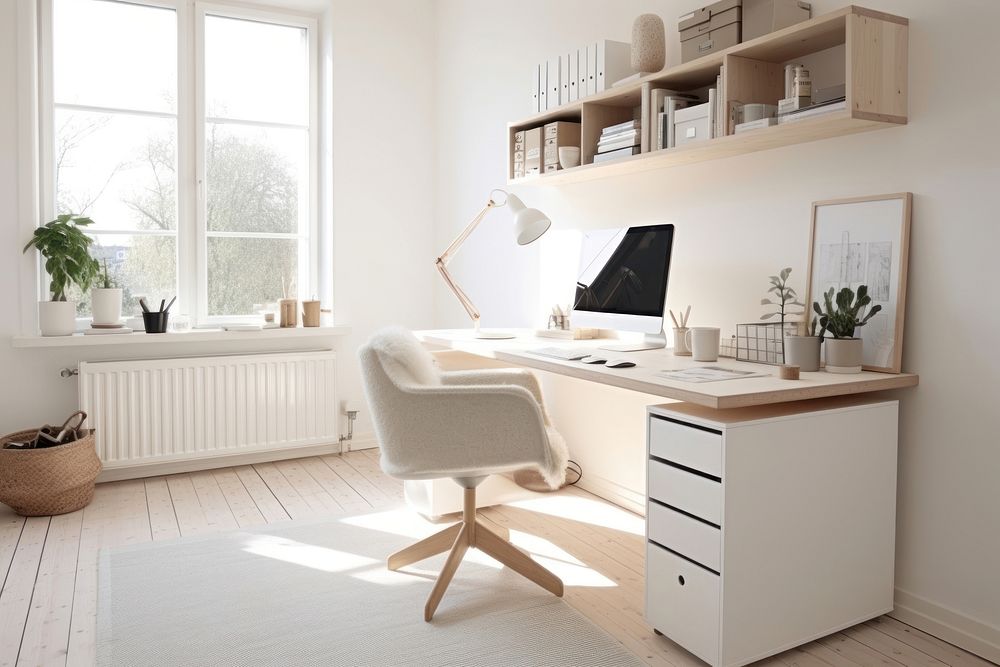 Office desk furniture chair table. | Free Photo - rawpixel