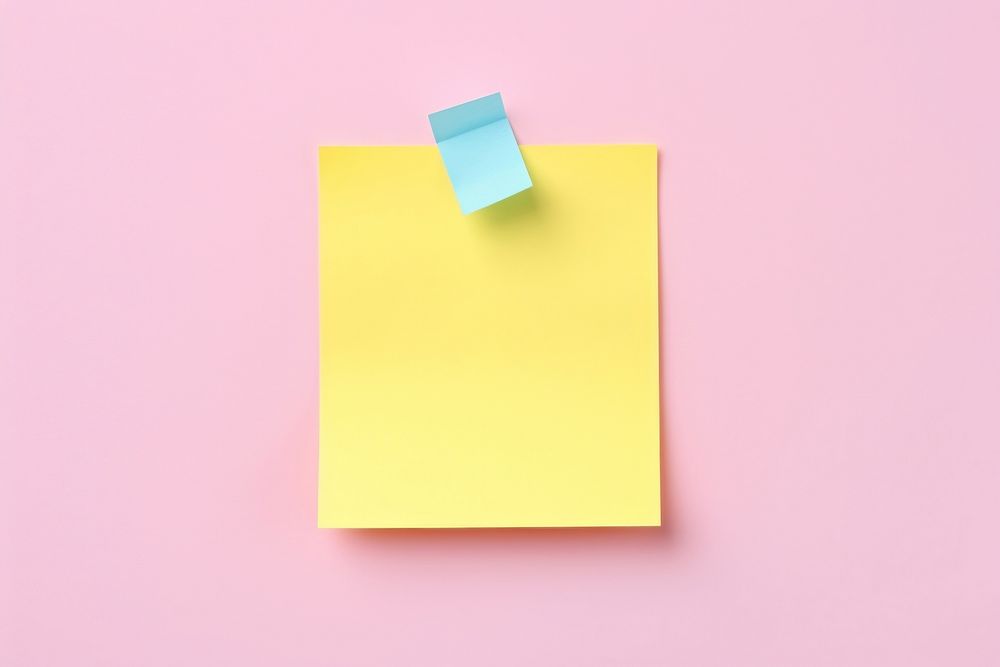 Sticky note paper text document. AI generated Image by rawpixel.