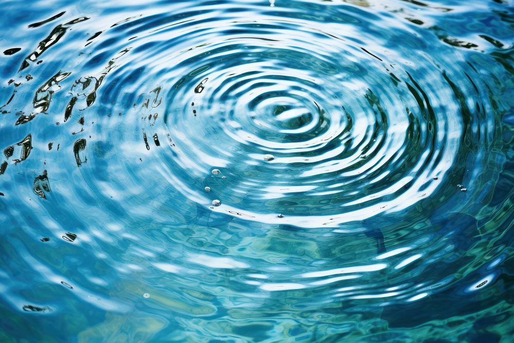 Water ripples outdoors nature ocean. AI generated Image by rawpixel.