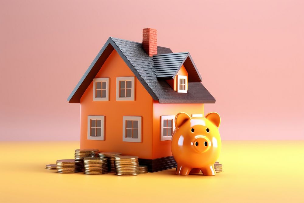 Estate building architecture pig representation. AI generated Image by rawpixel.