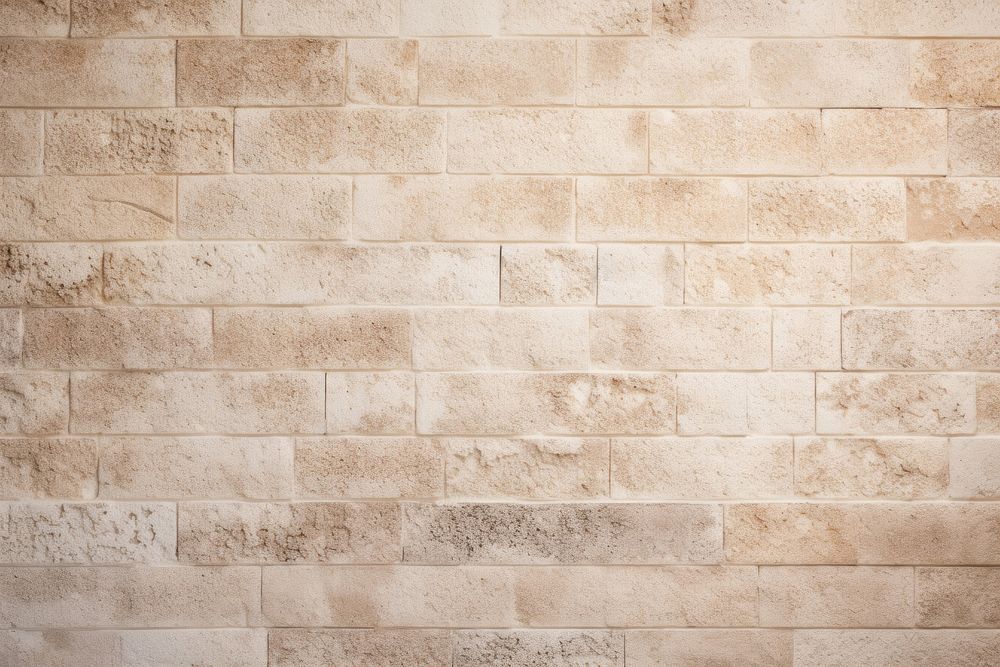 Beige brick texture architecture wall backgrounds. AI generated Image by rawpixel.