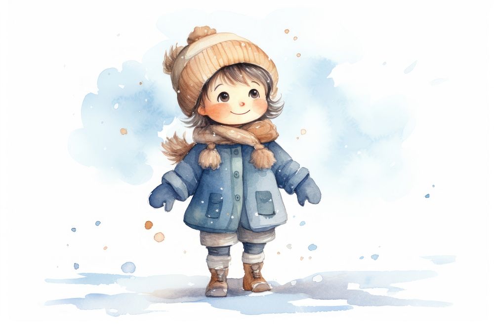 In winter representation cute toy. AI generated Image by rawpixel.