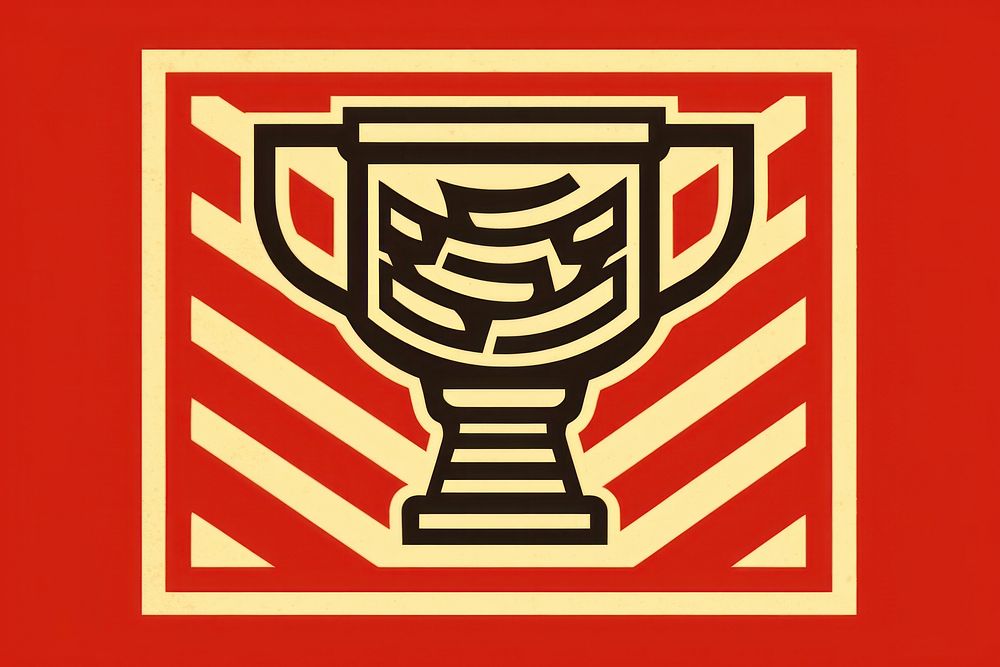 Trophy trophy symbol achievement. AI generated Image by rawpixel.
