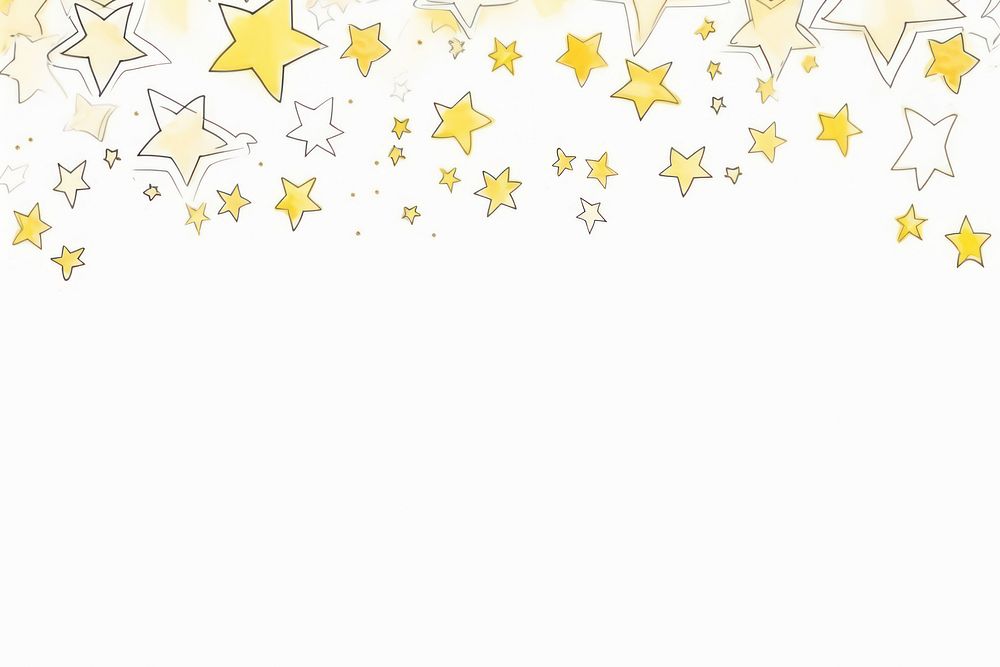 Stars backgrounds yellow paper. AI generated Image by rawpixel.