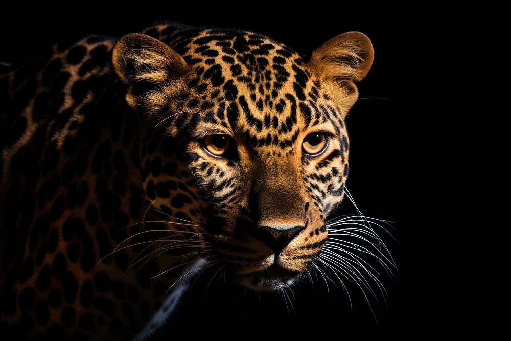 A leopard wildlife animal mammal. AI generated Image by rawpixel.