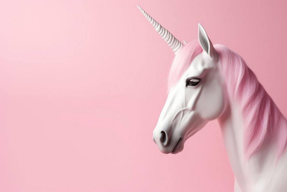 A unicorn animal mammal horse. AI generated Image by rawpixel.