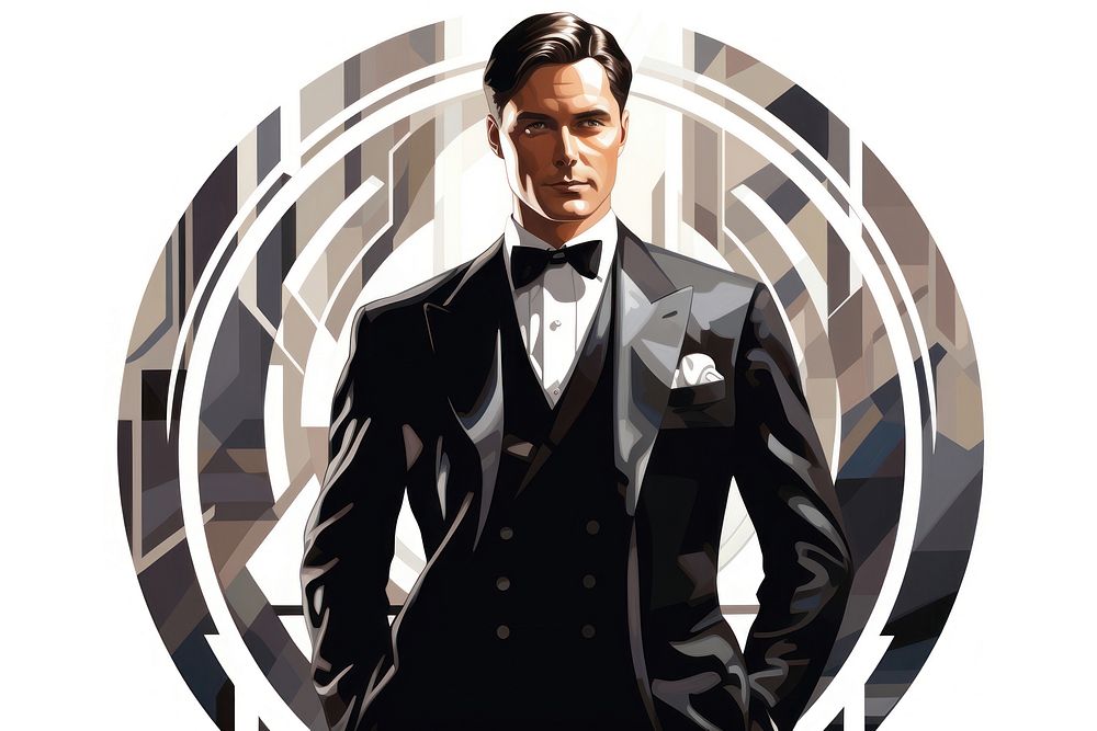 Business man tuxedo adult accessories. AI generated Image by rawpixel.