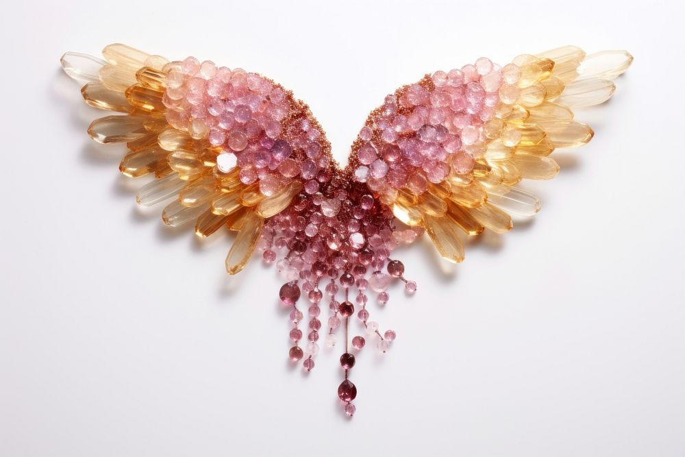 Angel brooch necklace jewelry. AI generated Image by rawpixel.
