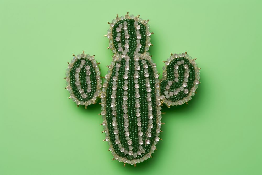 Cactus plant green bead. AI generated Image by rawpixel.