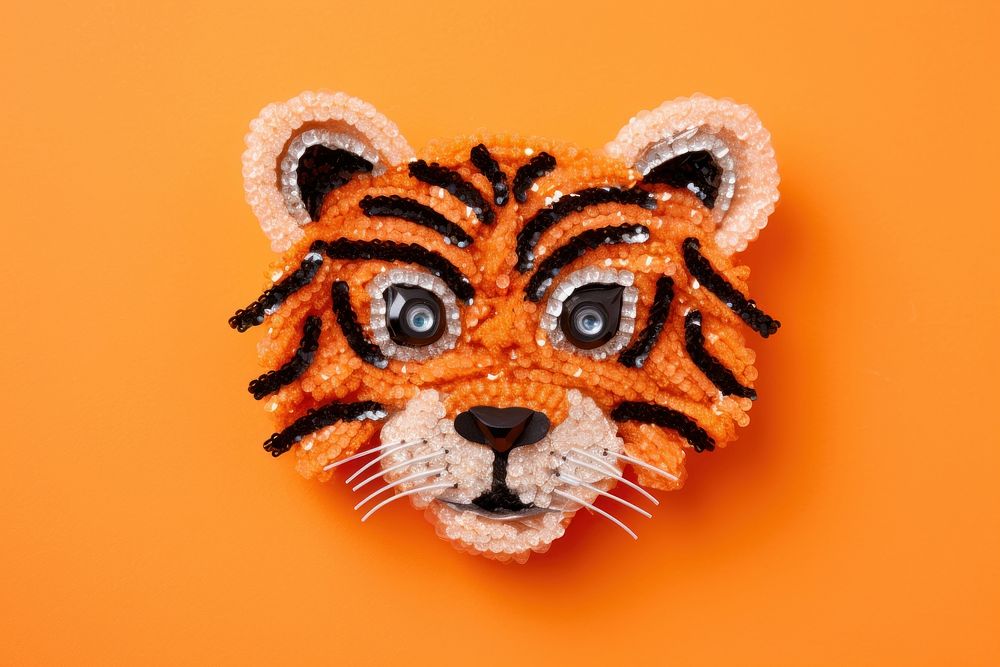 Cute tiger animal art toy. AI generated Image by rawpixel.
