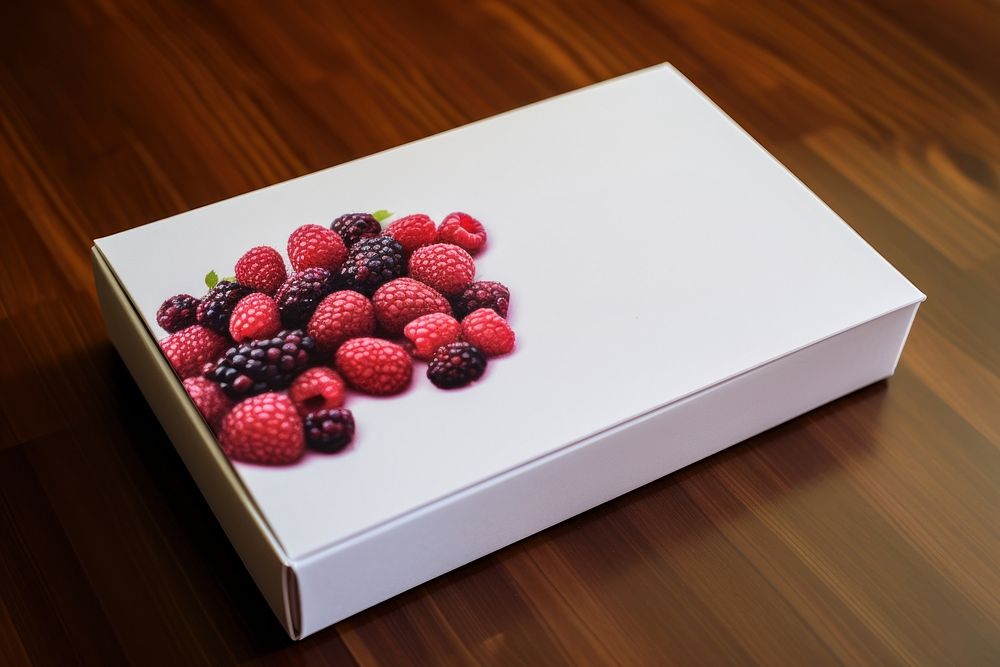 Berry bih box package blackberry raspberry fruit. AI generated Image by rawpixel.
