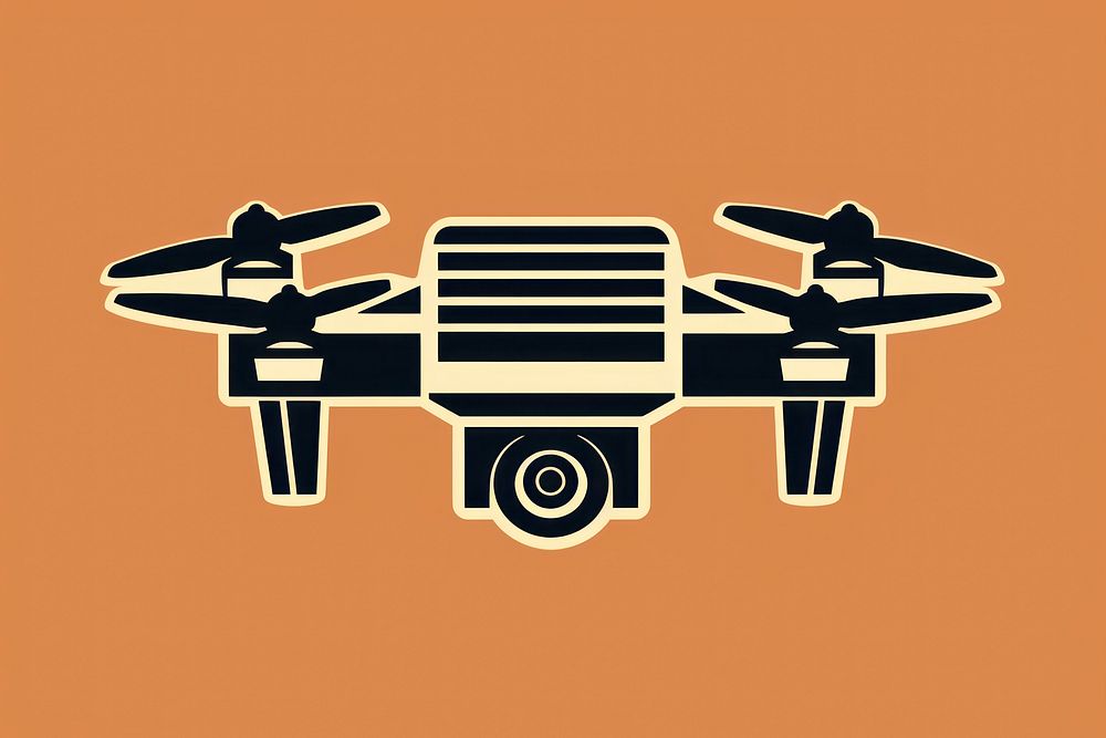 Drone vehicle drone logo. AI generated Image by rawpixel.