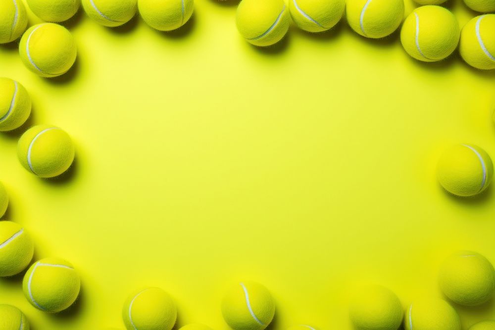 Tennis balls backgrounds sports copy space. AI generated Image by rawpixel.