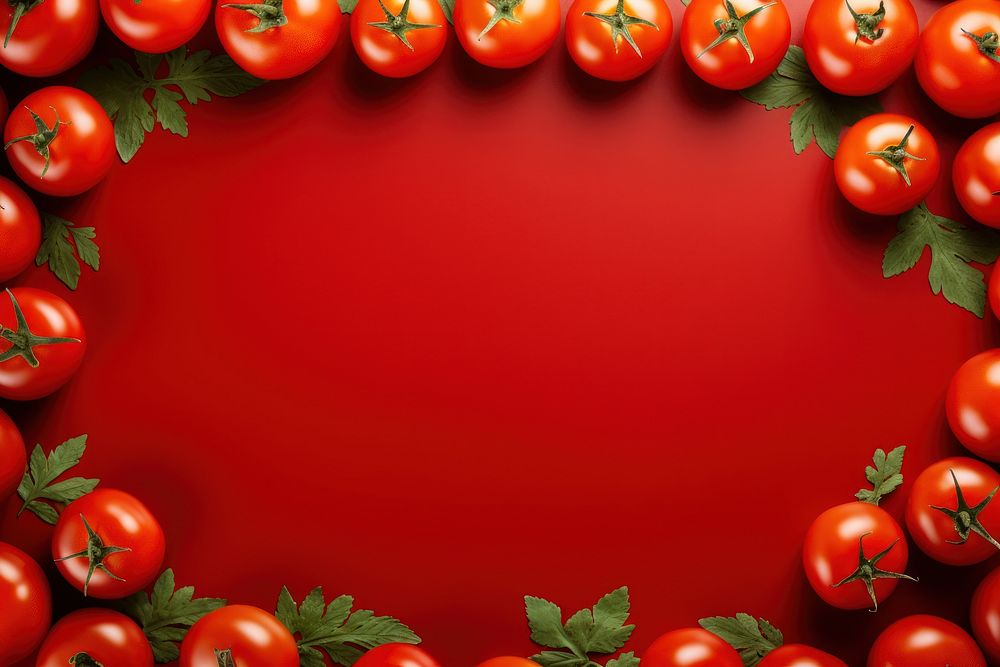 Tomatos backgrounds vegetable plant. AI generated Image by rawpixel.