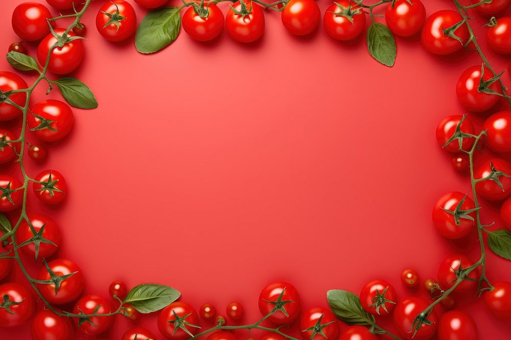 Tomatos backgrounds fruit plant. AI generated Image by rawpixel.
