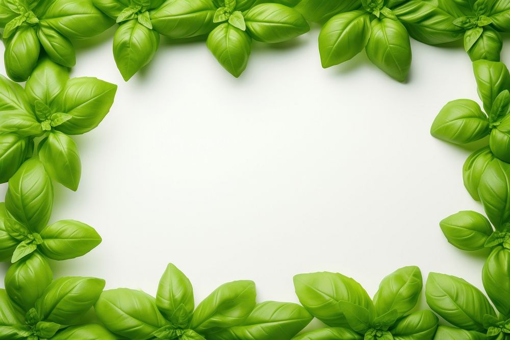 Basil backgrounds plant green. AI generated Image by rawpixel.