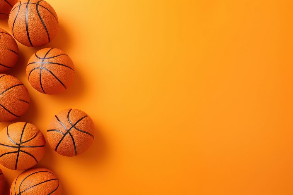 Basketballs backgrounds sports copy space. AI generated Image by rawpixel.