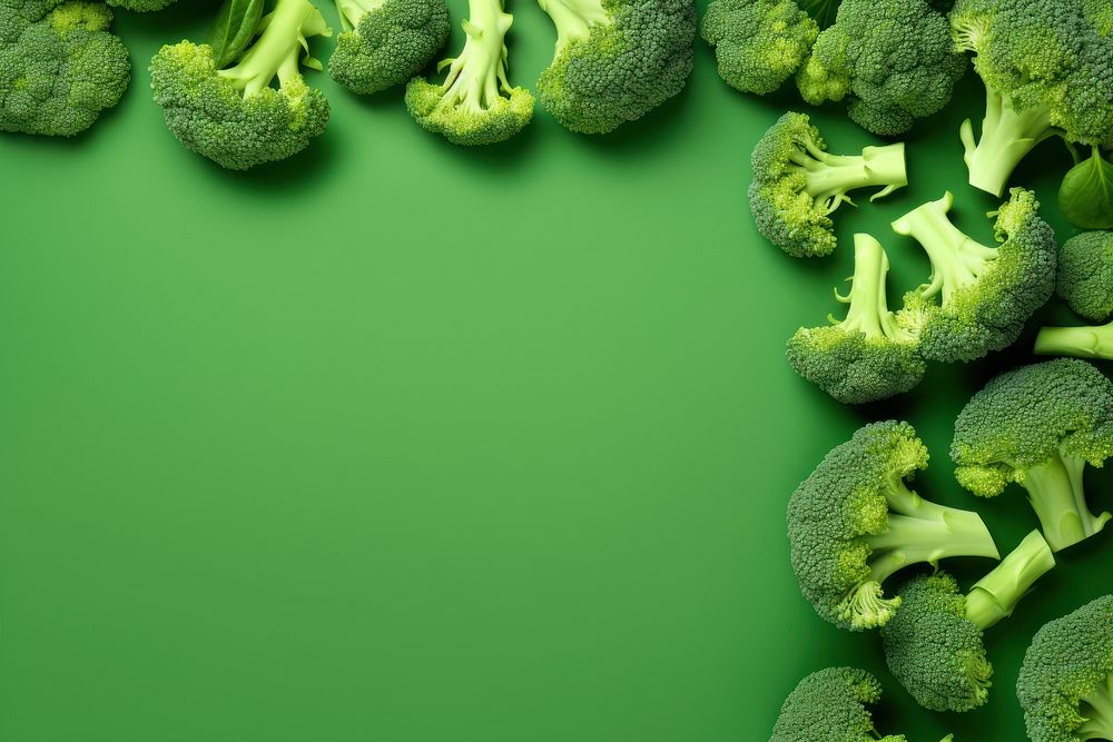 Broccoli green backgrounds vegetable. AI generated Image by rawpixel.