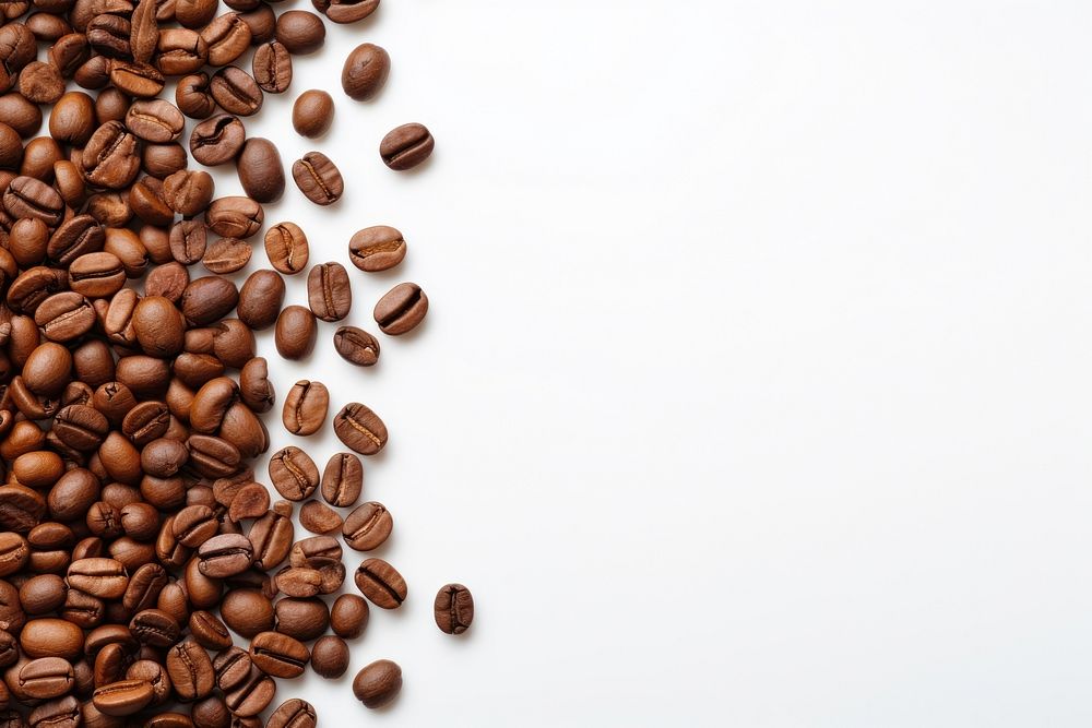 Coffee beans backgrounds copy space freshness. AI generated Image by rawpixel.