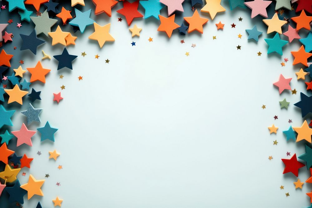 Stars backgrounds confetti celebration. AI generated Image by rawpixel.