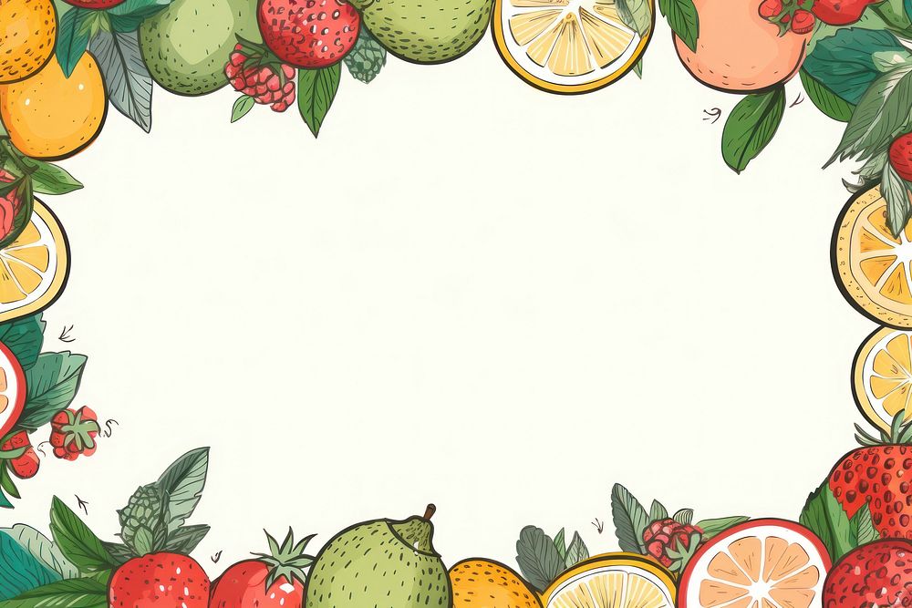 Fruit backgrounds strawberry grapefruit. AI generated Image by rawpixel.