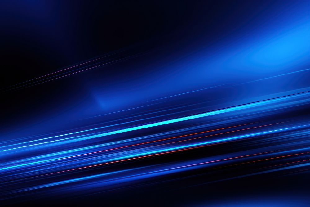 Blue light streak blue backgrounds technology. AI generated Image by rawpixel.