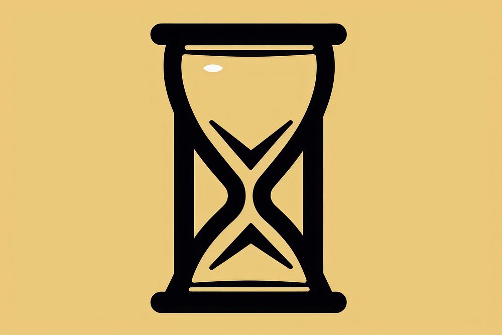 Hourglass hourglass letterbox deadline. AI generated Image by rawpixel.