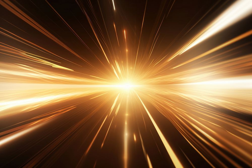Gold and white light streak backgrounds futuristic technology. AI generated Image by rawpixel.