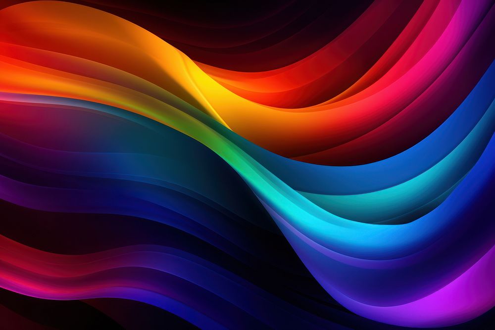 LGBTQ Gay Pride Flag Background backgrounds pattern wave. AI generated Image by rawpixel.