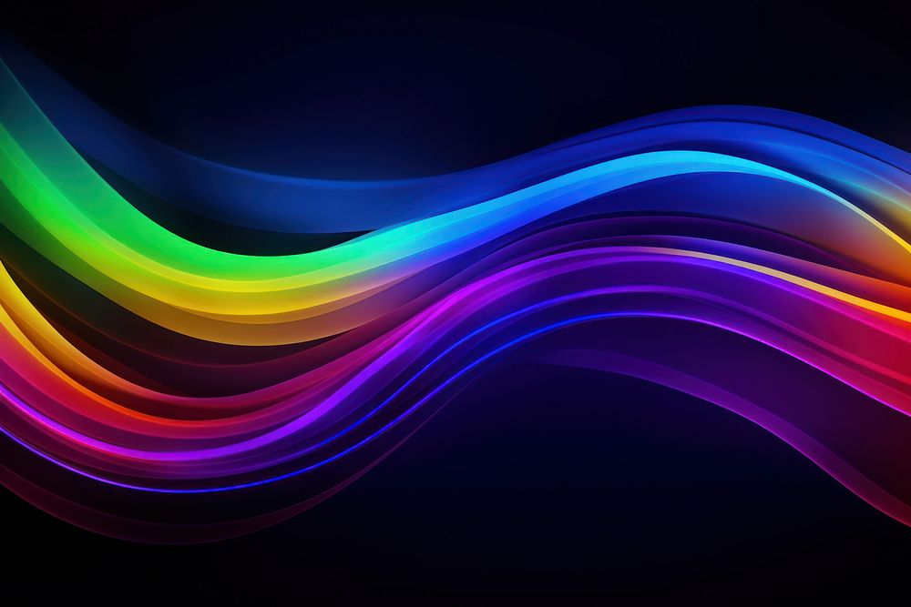LGBTQ Gay Pride Flag Background neon backgrounds light. AI generated Image by rawpixel.