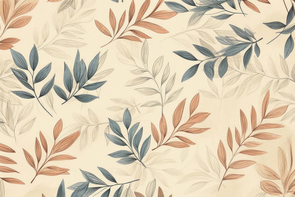 Leaft backgrounds pattern plant. AI generated Image by rawpixel.