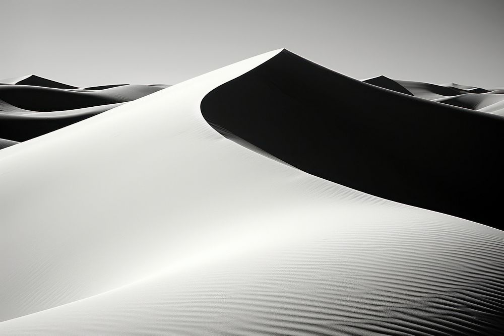 Desert outdoors nature white. AI generated Image by rawpixel.