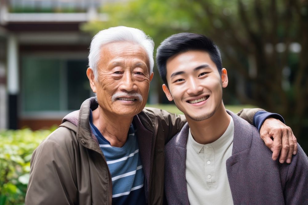 Taiwanese smiling adult day. AI generated Image by rawpixel.