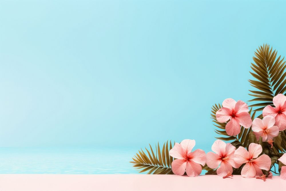 Summer background outdoors nature flower. AI generated Image by rawpixel.