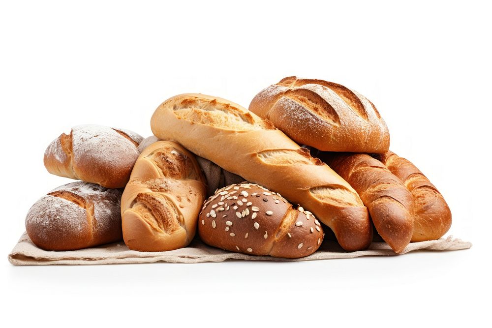 Assorted Breads bread food bun. AI generated Image by rawpixel.