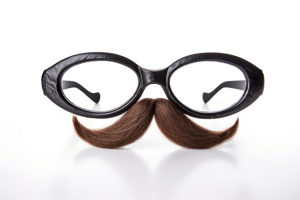 Glasses glasses sunglasses mustache. AI generated Image by rawpixel.